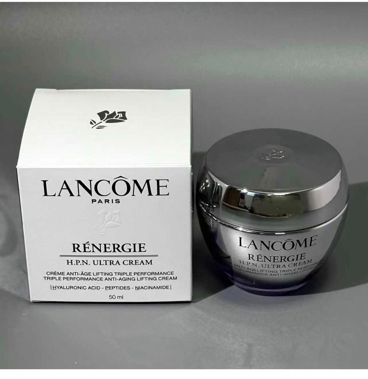 Lancôme Rénergie H.P.N. 300-Peptide Cream, Lancome Renergie cream, 300 peptide cream, anti-aging face cream, peptide moisturizer, Lancôme skincare, anti-aging moisturizer, facial moisturizer, wrinkle cream, firming face cream, hyaluronic acid cream, niacinamide moisturizer, 1.7 oz face cream, 50mL skincare, new sealed skincare