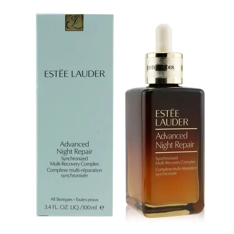 Estée Lauder Advanced Night Repair, Estee Lauder ANR serum, Advanced Night Repair Serum 100ml, Advanced Night Repair 3.4 oz, Estée Lauder serum, anti aging serum, facial serum, hydrating serum, wrinkle serum, night repair serum, luxury skincare, Estee Lauder skincare, multi recovery serum