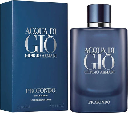 Acqua Di Gio Profondo, Giorgio Armani Profondo, Acqua Di Gio Profondo EDP, Armani Profondo 4.2 oz, Acqua Di Gio Profondo 125ml, old formula Profondo, men's EDP, Giorgio Armani fragrance, aquatic men's fragrance, Armani Acqua Di Gio
