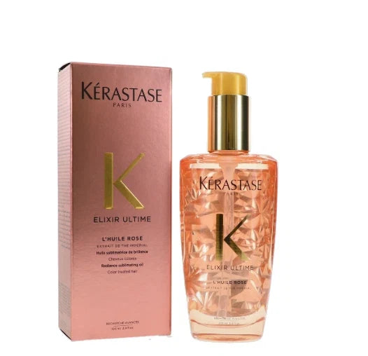Kérastase Elixir Ultime L’Huile Rose Hair Oil 3.4 oz / 100ml – Hair Treatment – New & Boxed