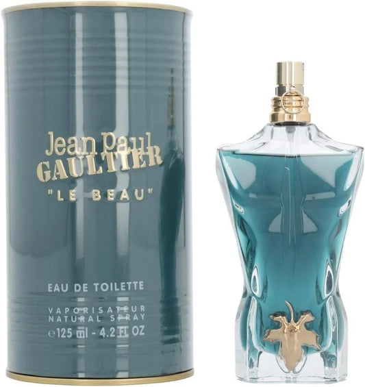 Jean Paul Gaultier Le Beau perfume bottle and packaging