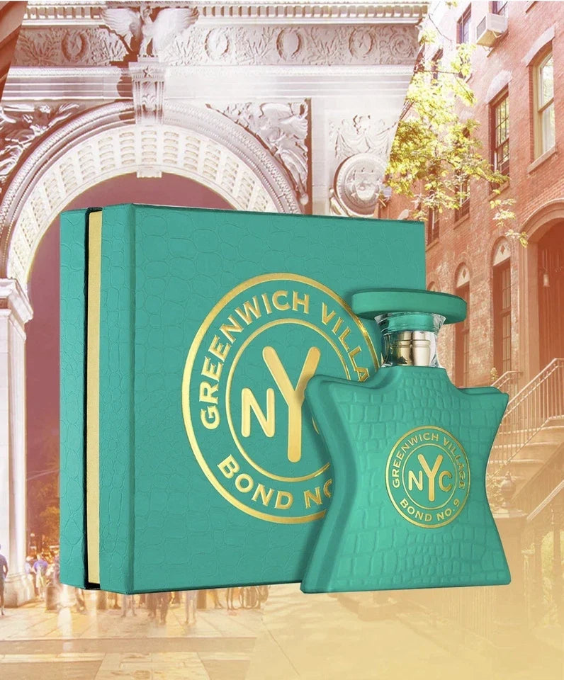 Bond No. 9 Greenwich Village, Greenwich Village perfume, Bond No. 9 perfume, Greenwich Village EDP, Bond No. 9 Greenwich Village 100ml, 3.3 fl oz perfume, unisex fragrance, luxury perfume, designer fragrance, Eau de Parfum spray, Bond No. 9 fragrance
