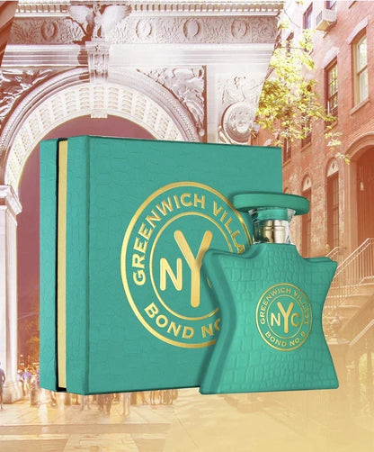 Bond No. 9 Greenwich Village, Greenwich Village perfume, Bond No. 9 perfume, Greenwich Village EDP, Bond No. 9 Greenwich Village 100ml, 3.3 fl oz perfume, unisex fragrance, luxury perfume, designer fragrance, Eau de Parfum spray, Bond No. 9 fragrance
